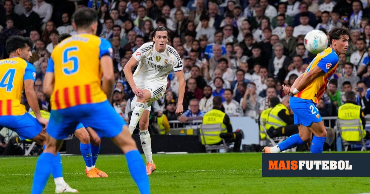 VÍDEO: Carreras marca golaço e Real Madrid goleia na receção ao Valência