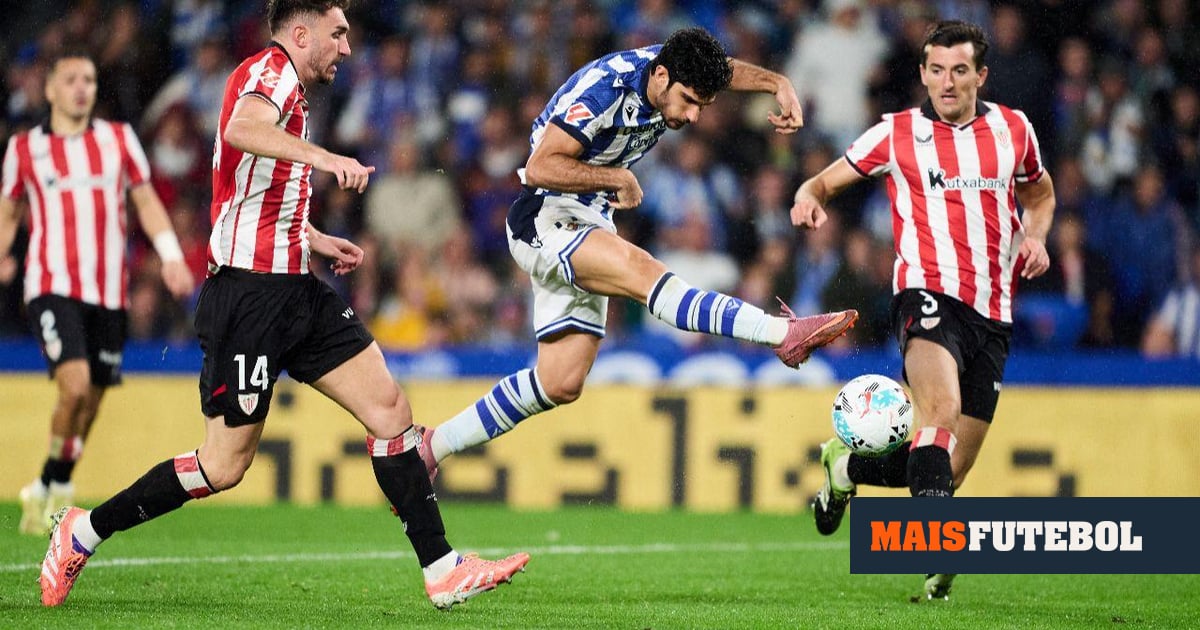 VÍDEO: Gonçalo Guedes fatura na vitória da Real Sociedad frente ao Ath. Bilbao
