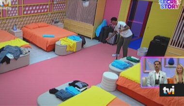 Imagens exclusivas: Liliana despeja pá do lixo na cama de Bruno e ele devolve ‘na mesma moeda’ - Secret Story