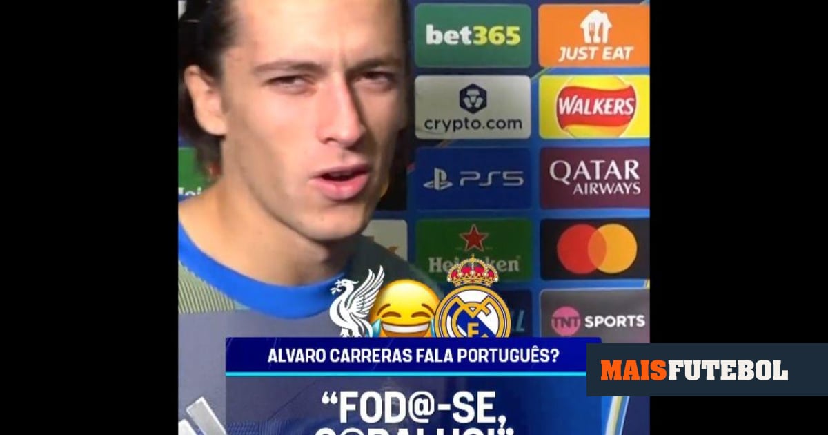 VÍDEO: Carreras surpreende jornalista brasileira com puro calão português