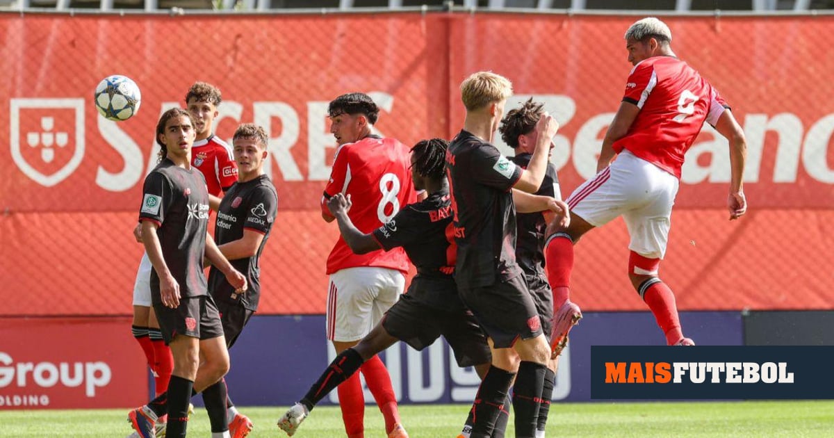 Youth League: Benfica aplica mão cheia na receção ao Bayer Leverkusen