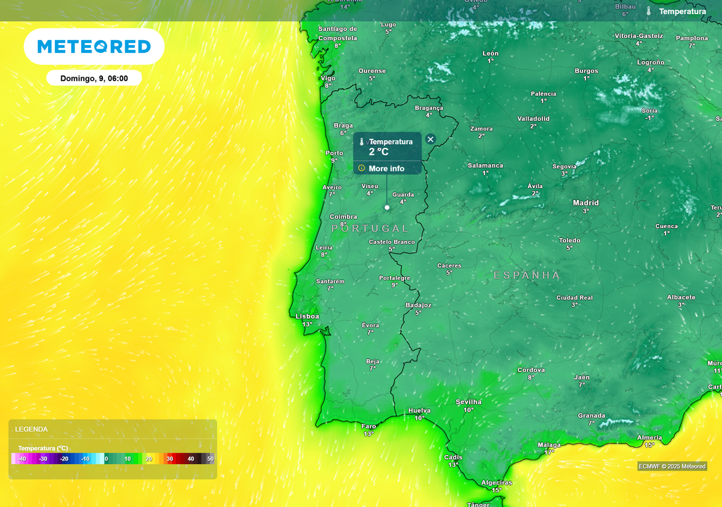 temperatura do ar à superfície