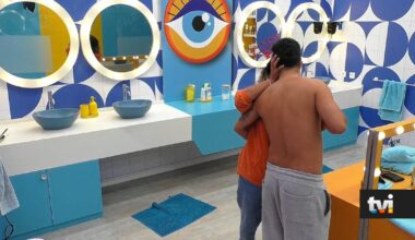 Em risco de serem apanhados! Marisa e Pedro trocam beijo na boca - Secret Story