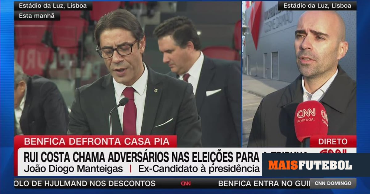 Manteigas recusa convite de Rui Costa: «Tribuna? Gosto de estar na porta 10, piso 0» - Maisfutebol