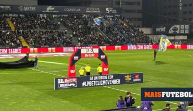 VÍDEO: sistema de rega em Famalicão atrapalha protesto dos árbitros