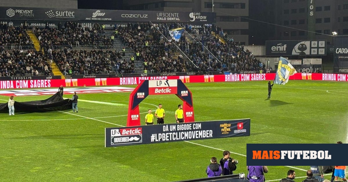 VÍDEO: sistema de rega em Famalicão atrapalha protesto dos árbitros