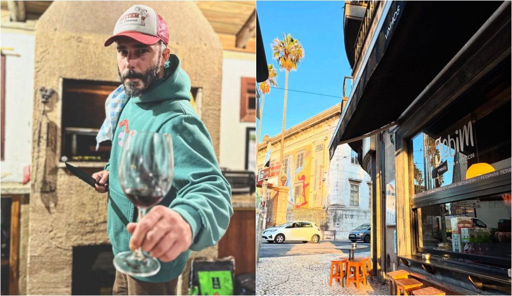 Thiago Rodrigues se encontrou no mundo dos vinhos. O ator virou produtor de vinho, com cooperativa em uma região de vinícolas no norte de Portugal, e abriu um bar na capital portuguesa — Foto: Reprodução/Instagram