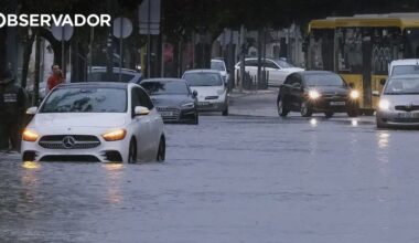 Três distritos sob aviso laranja devido a chuva forte – Observador