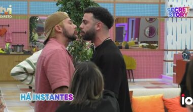 Peito com peito e testa com testa: Estas são as imagens completas do confronto tenso entre Dylan e Fábio - Notícias de hoje