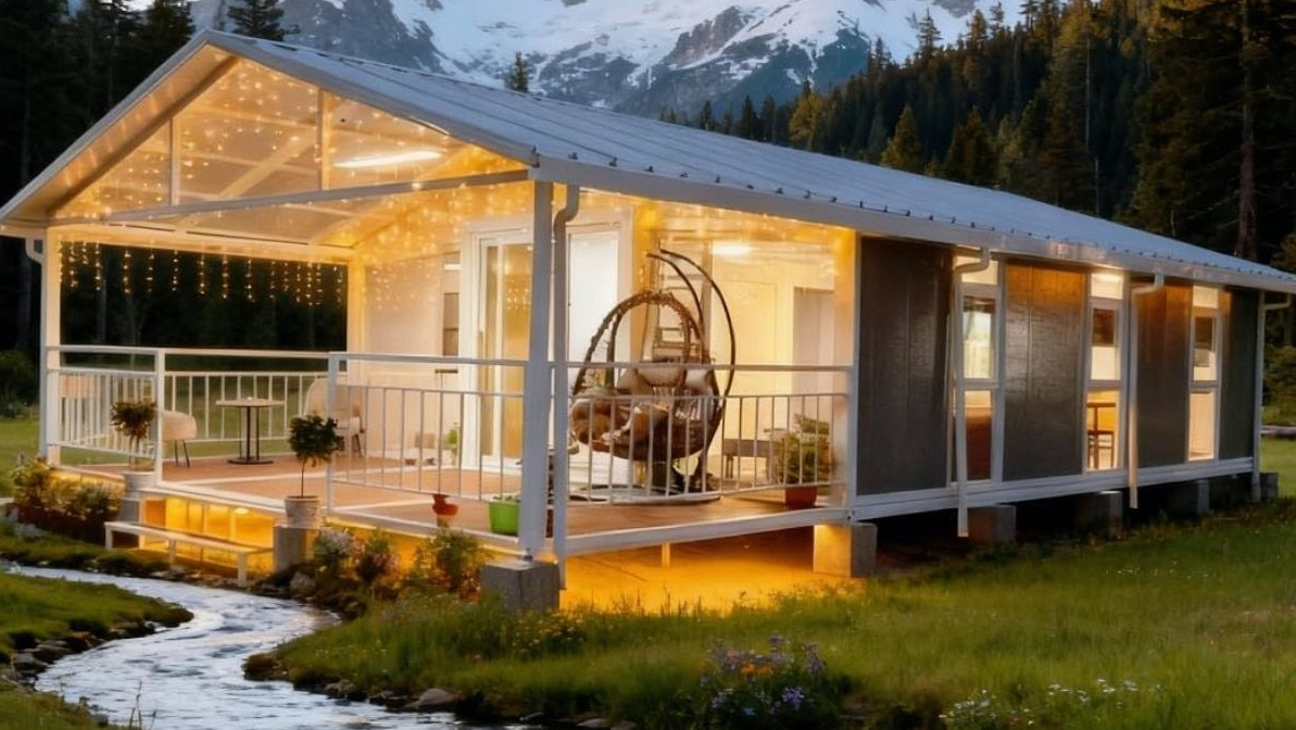 A solução para habitação acessível? Casa pré-fabricada da Amazon em aço oferece três quartos e terraço por menos de 33 mil euros