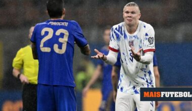 «Começou a tocar-me no rabo»: Haaland explica «picardia» com Mancini