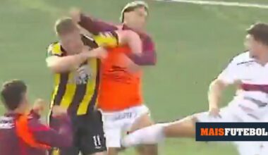 VÍDEO: batalha campal na Argentina com agressões e gás pimenta