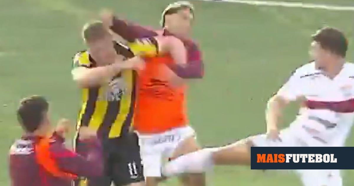 VÍDEO: batalha campal na Argentina com agressões e gás pimenta