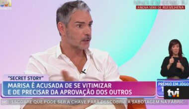 «Era uma justa vencedora deste programa»: Cláudio Ramos destaca a sua escolha para vencer o «Secret Story 9» - TVI