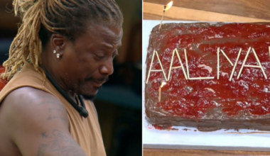 Momento fofura! Peões surpreendem Créo Kellab com bolo para o aniversário da filha – Record