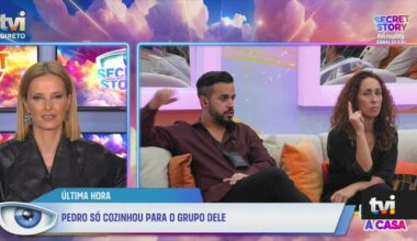 Pedro baté o pé e não cozinha para o outro grupo. Metade da casa ficou sem jantar - Secret Story