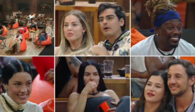 Clima de romance! Peões assistem episódio inédito do ‘Love & Dance’ em A Fazenda – Record