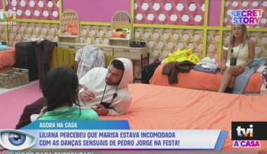 Marisa e Pedro descobertos: «Isto é ciúmes, estão muito à vontade, até tomam banho juntos» - Secret Story