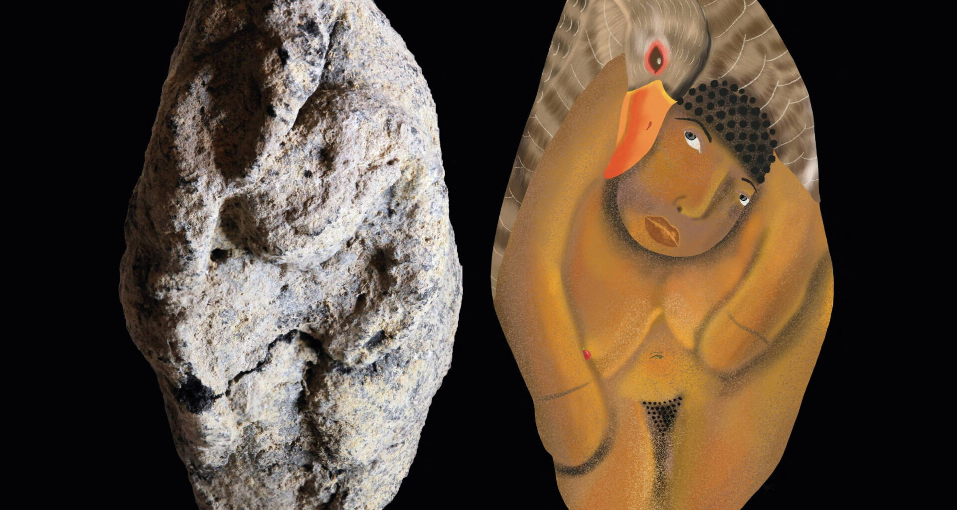 Estatueta retrata interação sexualizada de mulher e ganso - 20/11/2025 - Ciência