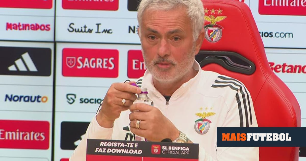 Mourinho fala sobre Rafa e acaba por se engasgar: «A aletria estava fantástica» - Maisfutebol