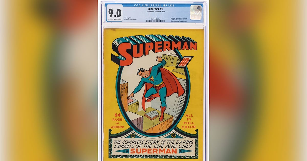 Primeira edição de ‘Superman’ quebra recorde e é leiloada por mais de US$ 9 milhões – Noticias R7