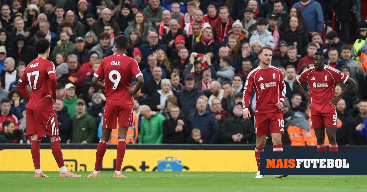 Pesadelo continua para o campeão: Nottingham arrasa Liverpool em Anfield