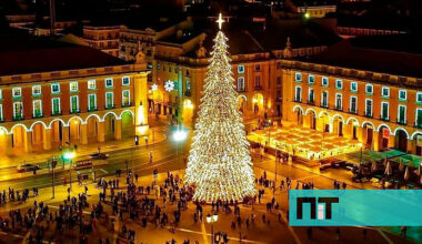 Lisboa já brilha e as imagens são incríveis. Há 182 quilómetros de luzes de Natal — NiT