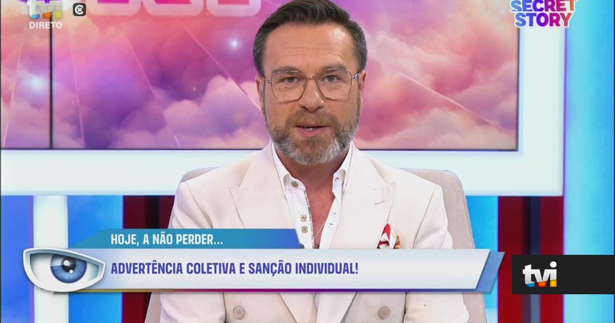 Nuno Eiró comunica advertência coletiva e sanção individual no Secret Story - Secret Story