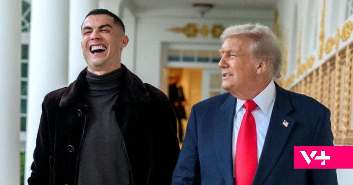 Encontro de Cristiano Ronaldo com Donald Trump continua a dar que falar, agora pelo presente que o craque português recebeu