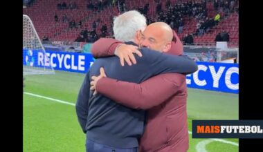 VÍDEO: o reencontro emotivo entre José Mourinho e Wesley Sneijder