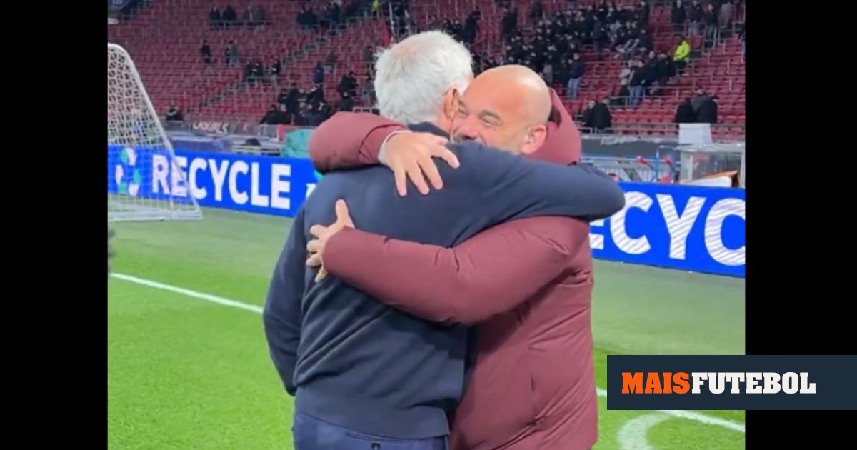 VÍDEO: o reencontro emotivo entre José Mourinho e Wesley Sneijder