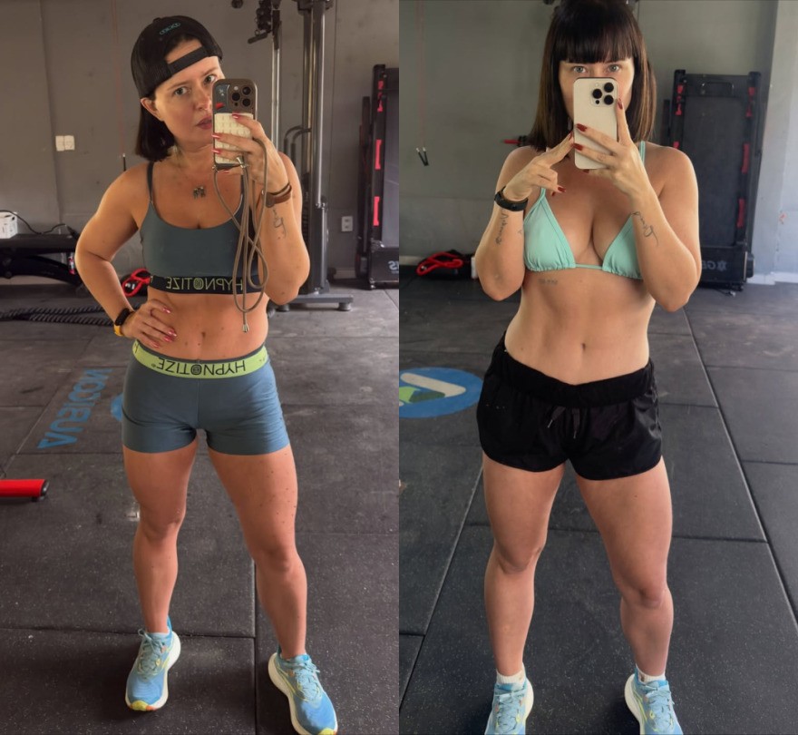 Mariana Bridi mostra rotina de treinos e fala do cuidado com o corpo aos 40 anos: 'Saúde não se negocia'