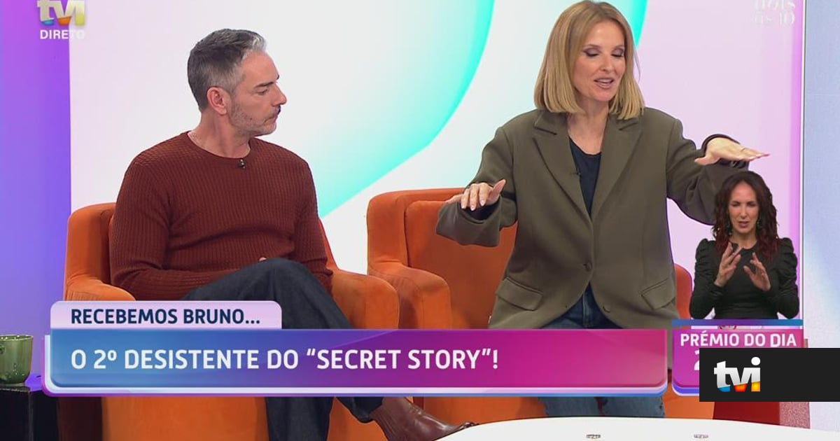 Cristina Ferreira explica o momento com Bruno exibido depois do direto do «Secret Story 9» - Dois às 10
