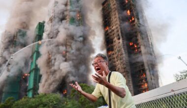 Incêndio em Hong Kong: imagens impressionantes mostram dimensão da tragédia
