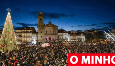Roda gigante, pista de gelo, carrossel e 7 milhões de luzes LED no Natal de Guimarães