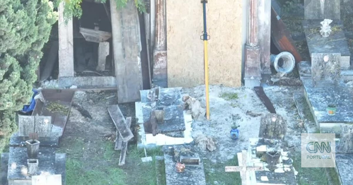 Cadáveres "misturados e jogados fora", "atentado contra os mortos": Alhos Vedros, ato de "puro vandalismo" no cemitério