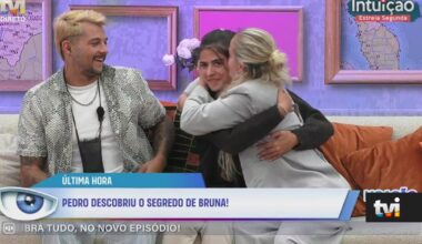 Em choque total! Pedro desvenda segredo de Bruna e a casa fica lavada em lágrimas - TVI