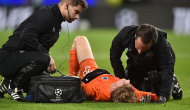 Guarda-redes do Club Brugge foi transportado para o hospital