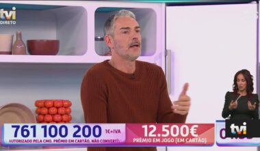 Cláudio Ramos pica Cristina Ferreira em direto: «Sou eu que digo coisas ao teu João» - TVI