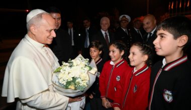 Leão XIV chega a Istambul