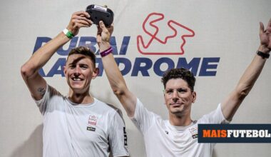 FOTOS: João Almeida bate Tadej Pogacar... nas quatro rodas