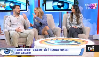 Discussão entre Zaza e Teresa acende-se quando o tema é o 'ato de coragem' de Liliana. Veja a reação hilariante de Nuno Eiró - Secret Story