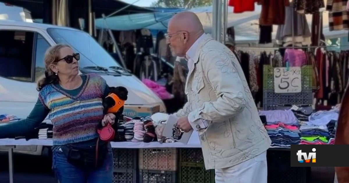 Sim, Manuel Luís Goucha foi mesmo à feira de Carcavelos — e não foi o único famoso por lá - Dois às 10