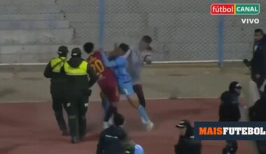 VÍDEO: batalha campal na Bolívia resulta em... 17 cartões vermelhos