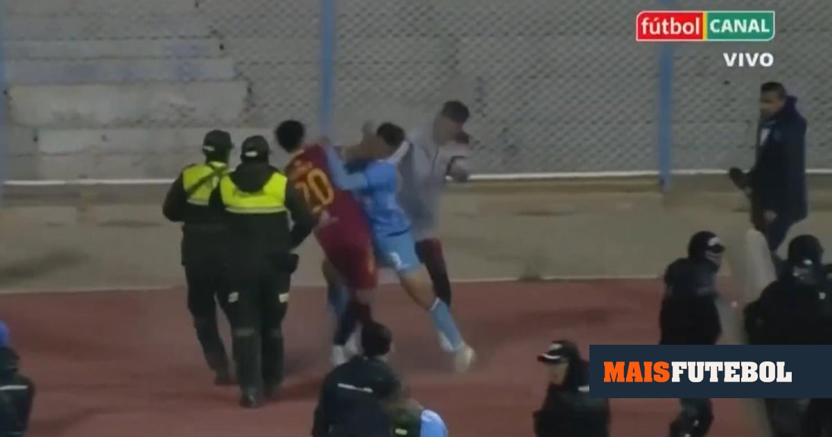 VÍDEO: batalha campal na Bolívia resulta em... 17 cartões vermelhos