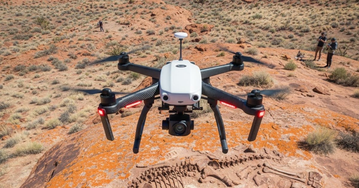 Drones revelam novo método surpreendente para encontrar fósseis escondidos no solo – Noticias R7