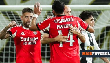 Nacional-Benfica: águias estabelecem novos registos máximos desta Liga