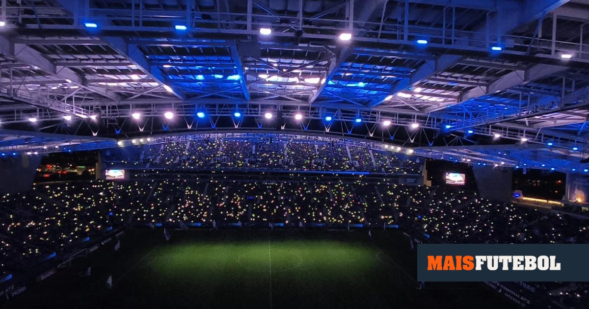 VÍDEO: a incrível inauguração do renovado sistema de iluminação do Dragão