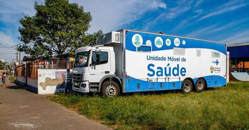 Unidade móvel de saúde atende cinco comunidades nesta semana em Porto Alegre; veja lista