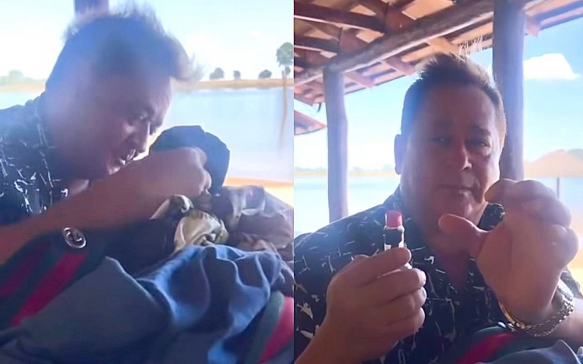 Leonardo abre a mala de viagem e diverte fãs ao revelar itens inusitados | Celebridades